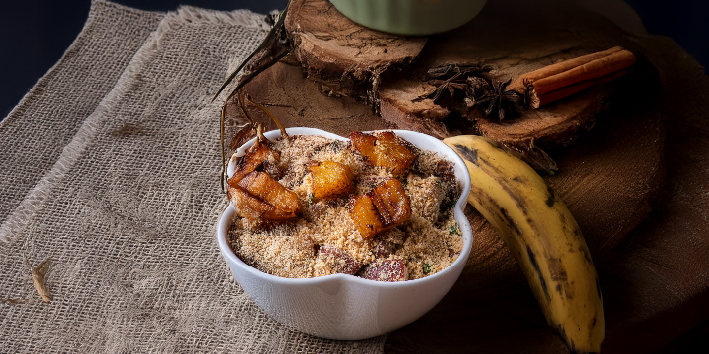 Farofa Doce de Banana
