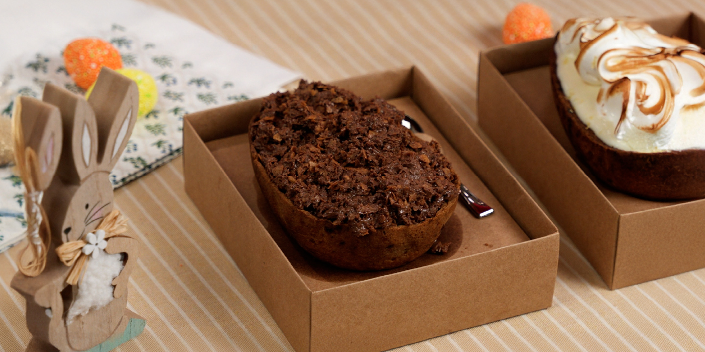 Ovo-Torta de Creme de Avelã com Crocante