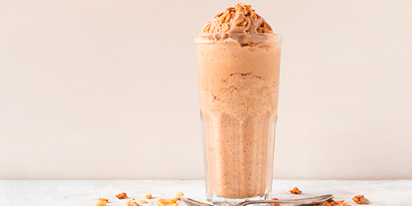 Sorvete de Pasta de Amendoim