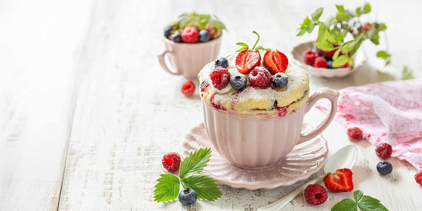 Torta de Morango de Caneca